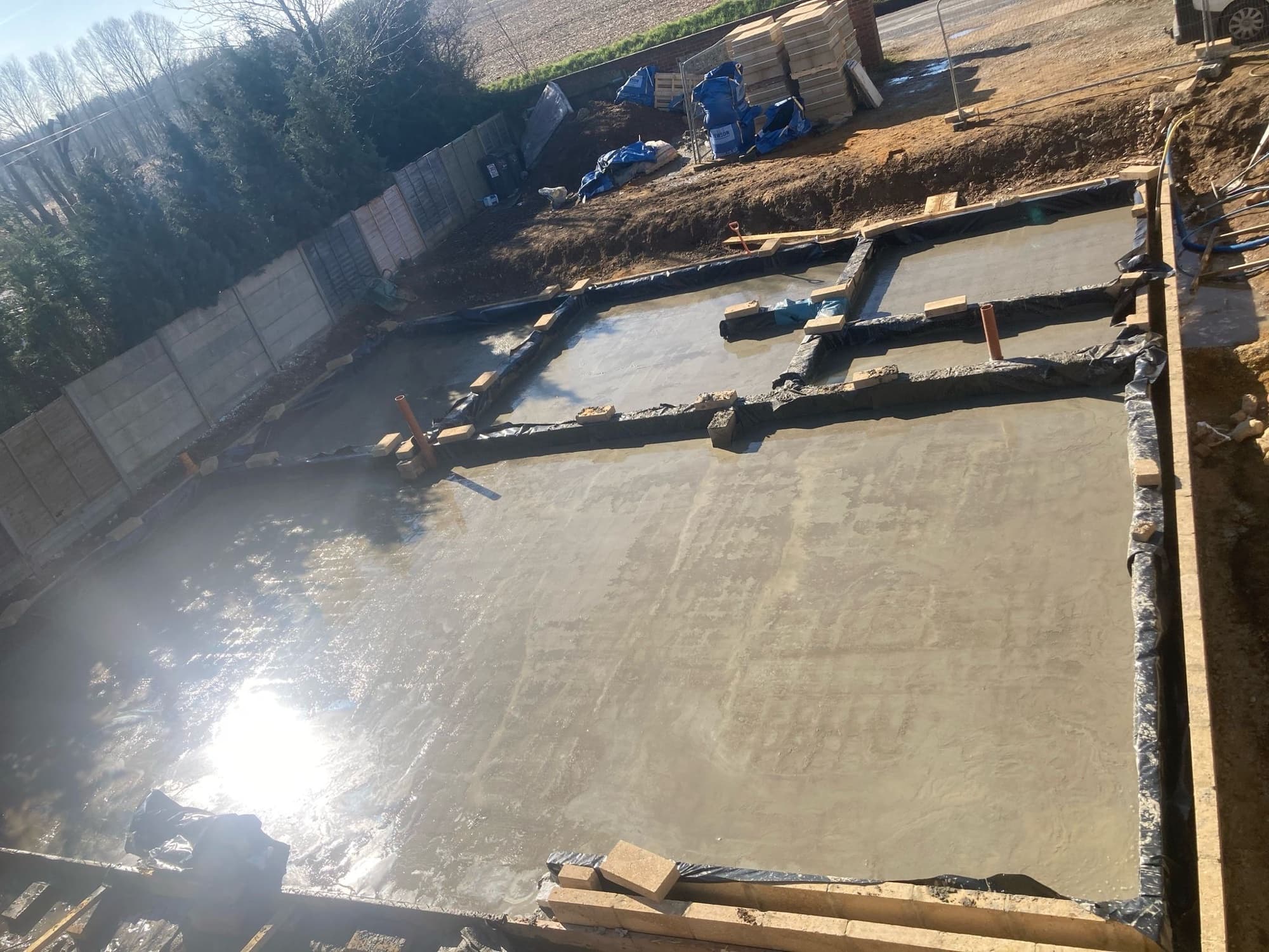 Rebar Footing Layout Detail