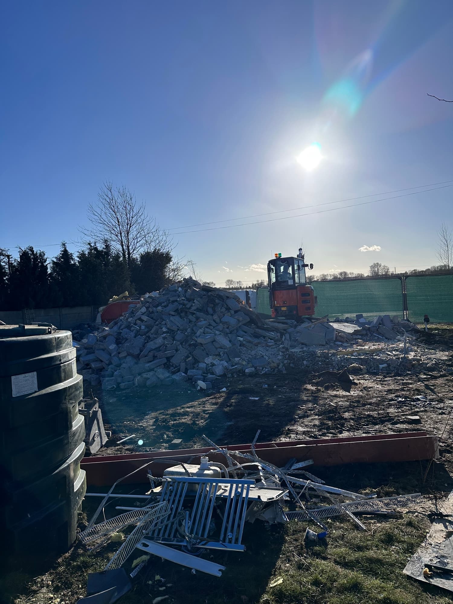 Rebar Foundation Base Preparation