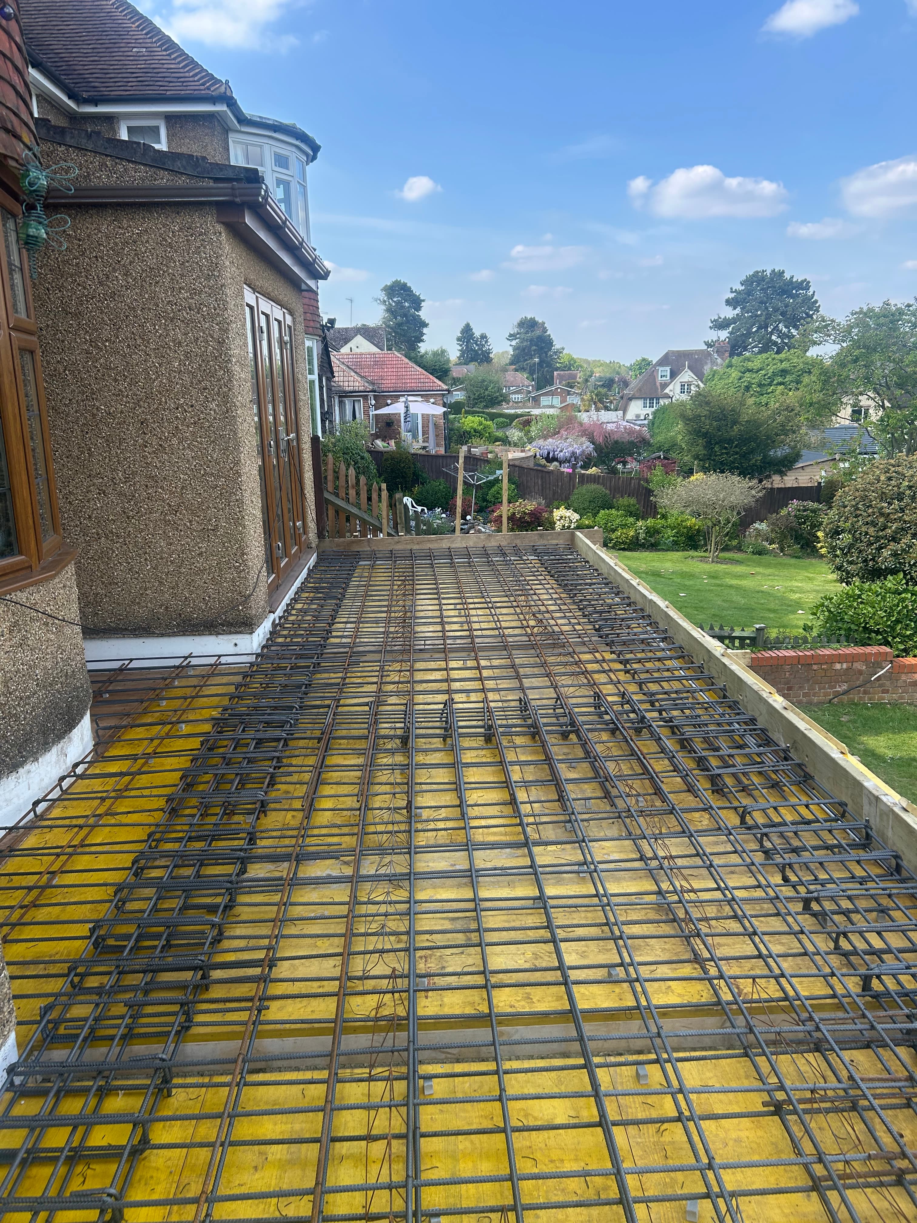 Concrete terrace